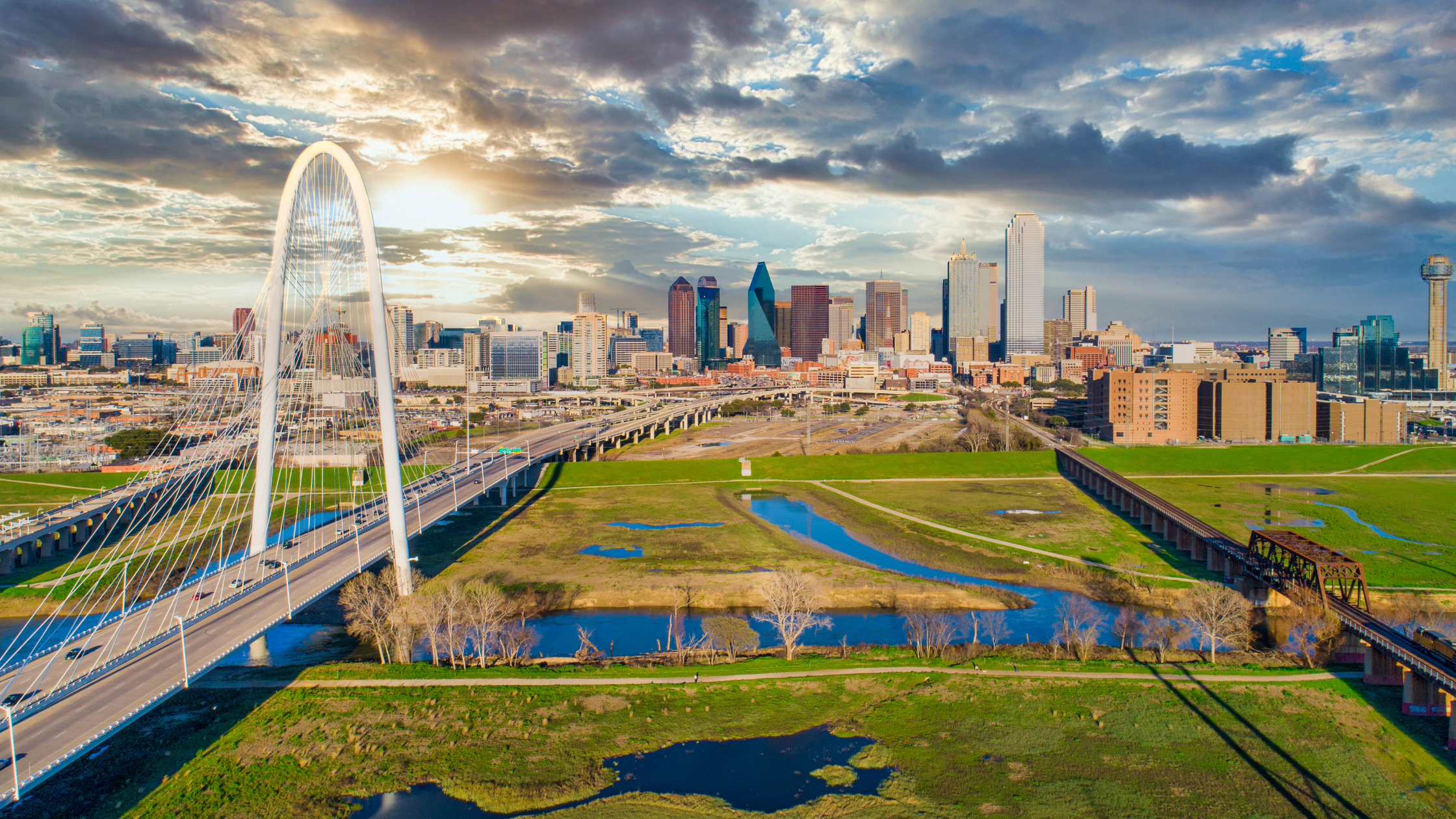 scenic view of downtown dallas